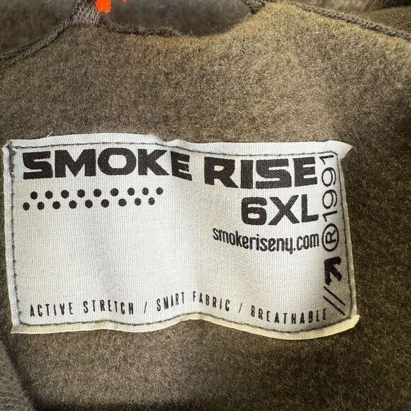 Smoke Rise utility hoodie mens 6x (measures 2x) gorpcore techwear NWT - Picture 5 of 10